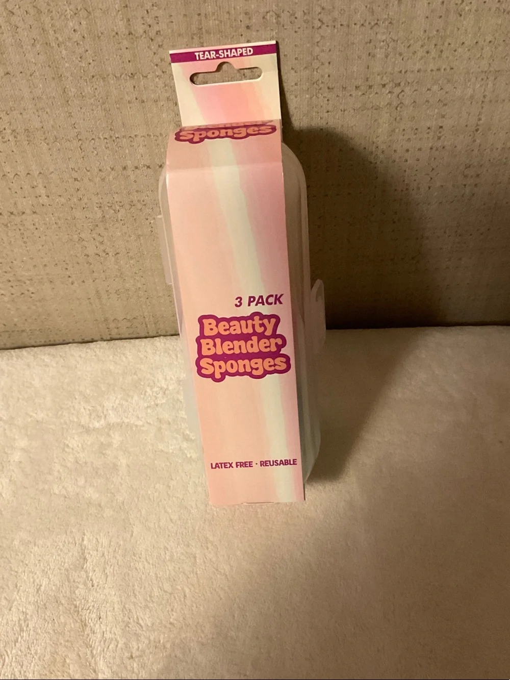3-Pack Pink Beauty Blender Sponges - Unbranded